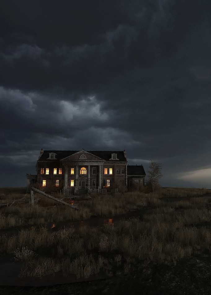 Abandoned manor