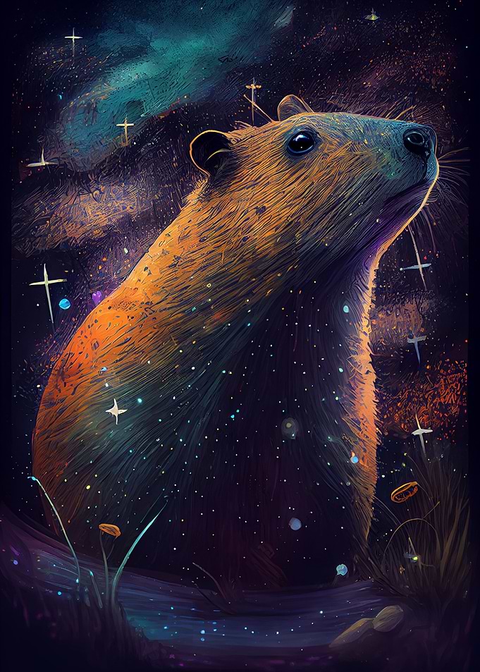 Capybara Galaxy Capibara