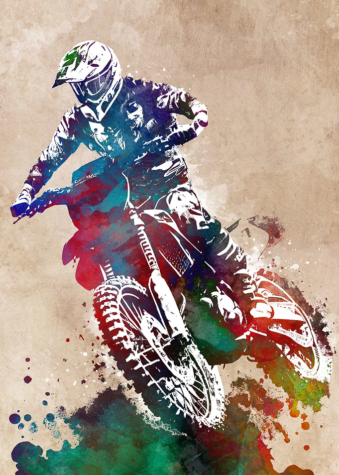 Motor sport art