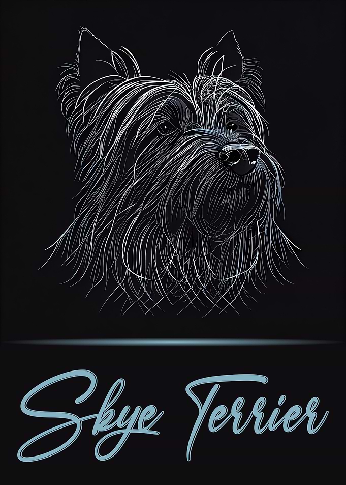 Skye Terrier Portrait