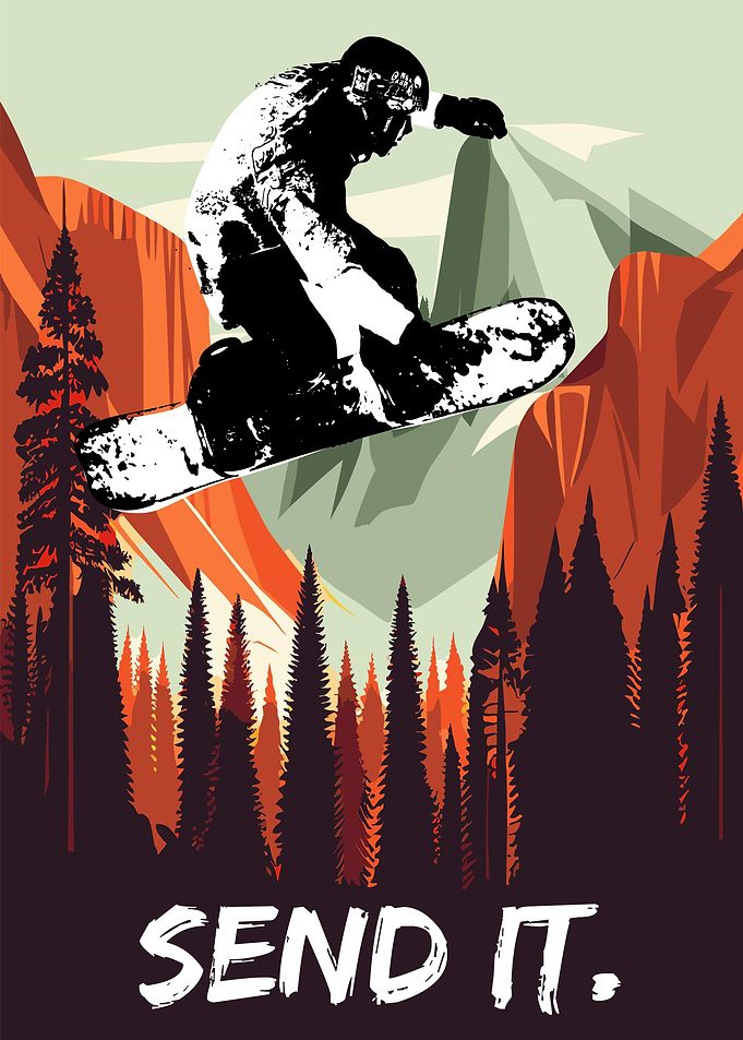 Send It Snowboarder