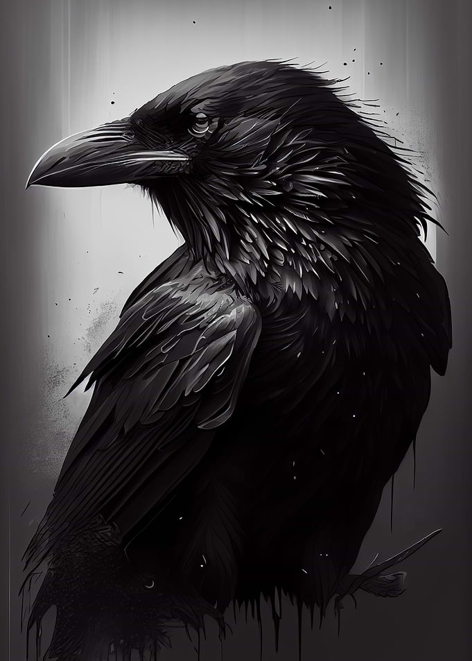 Raven Portrait