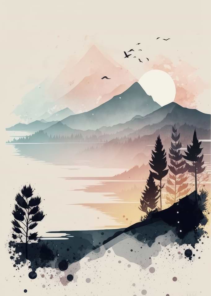 Watercolor Naturescape