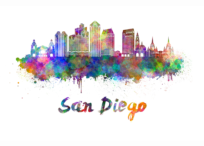 San diego v2 skyline
