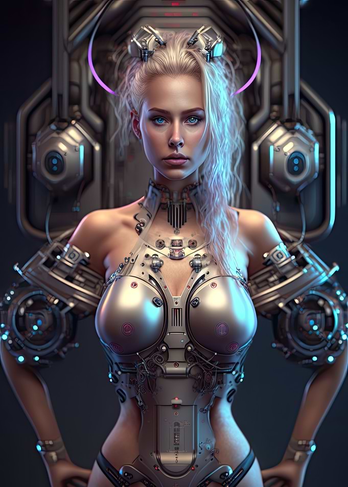 Cyberpunk Female Warrior
