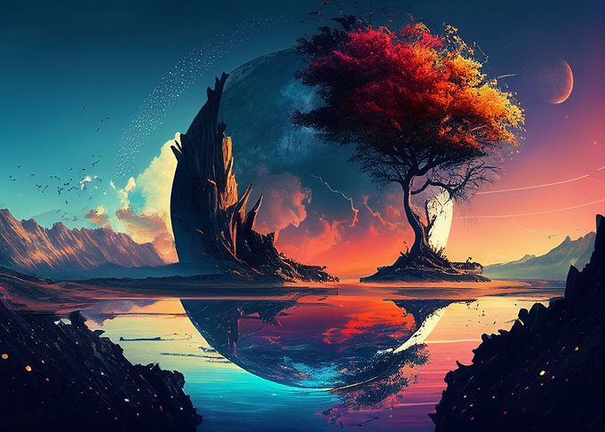 Space Fantasy landscape