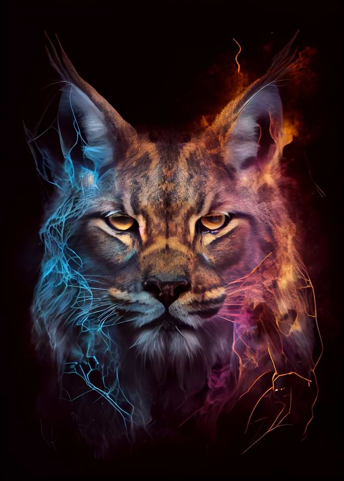 Thundering Eurasian Lynx