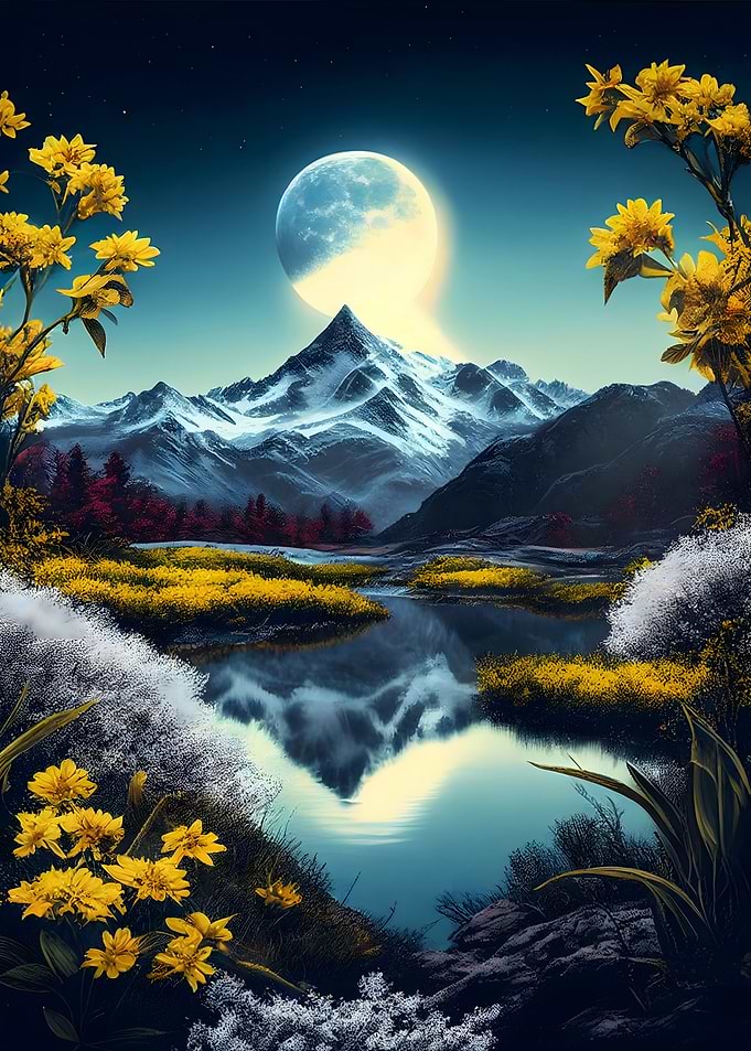 Vintage Asian Landscape