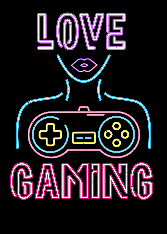 Love Gaming Gamer Nerd
