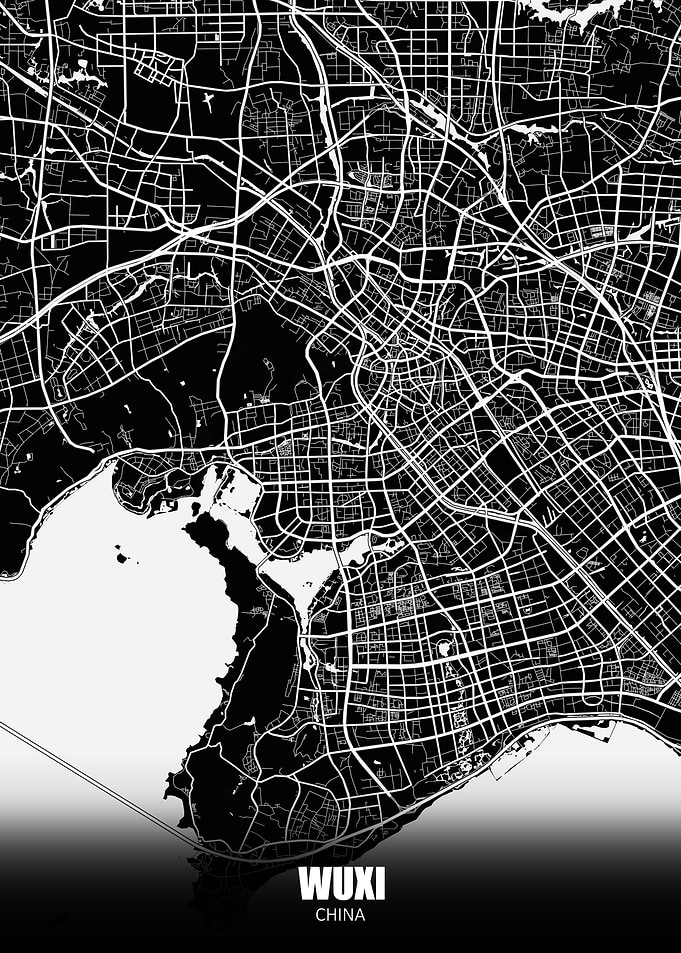 Wuxi China Dark Map