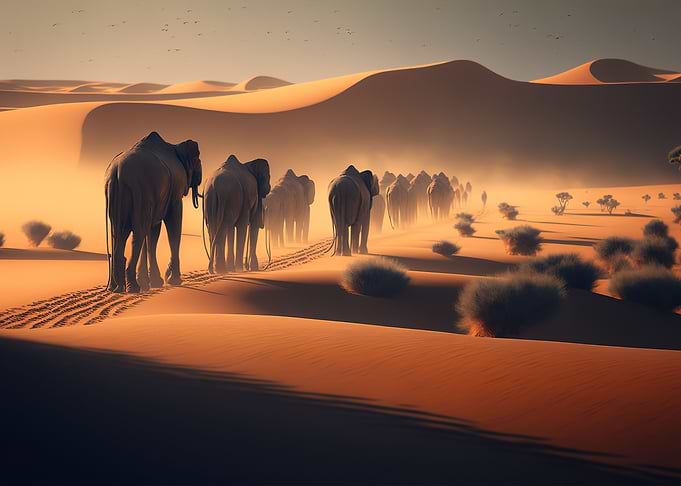 Wild Elephant Animal