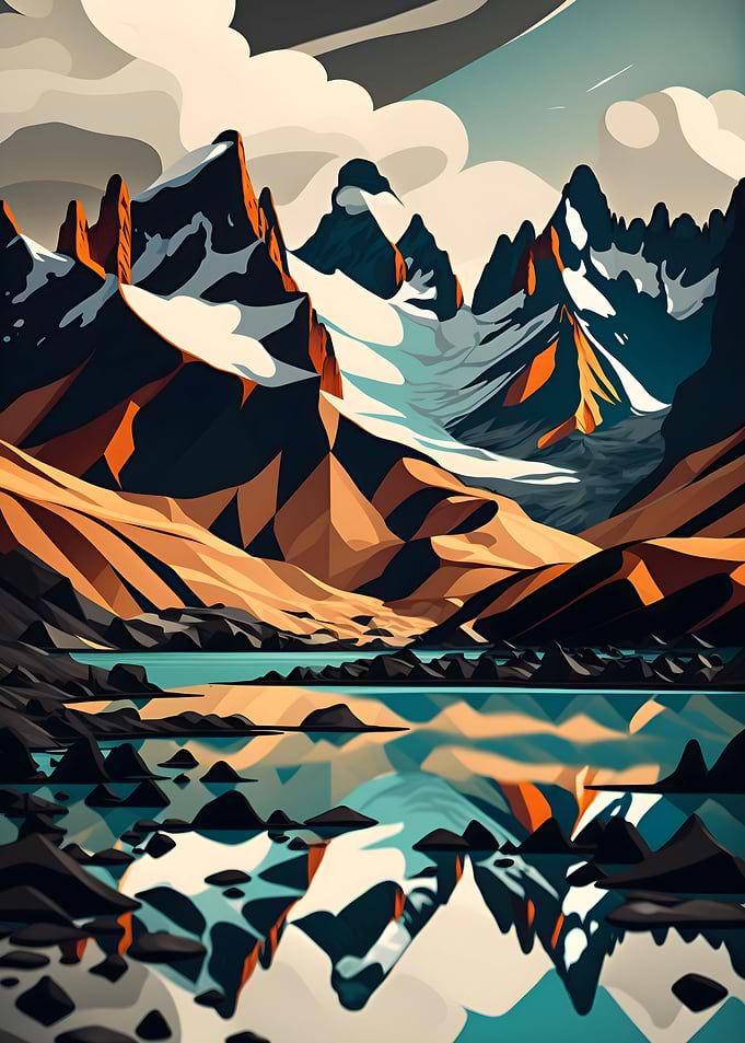Patagonia at dark