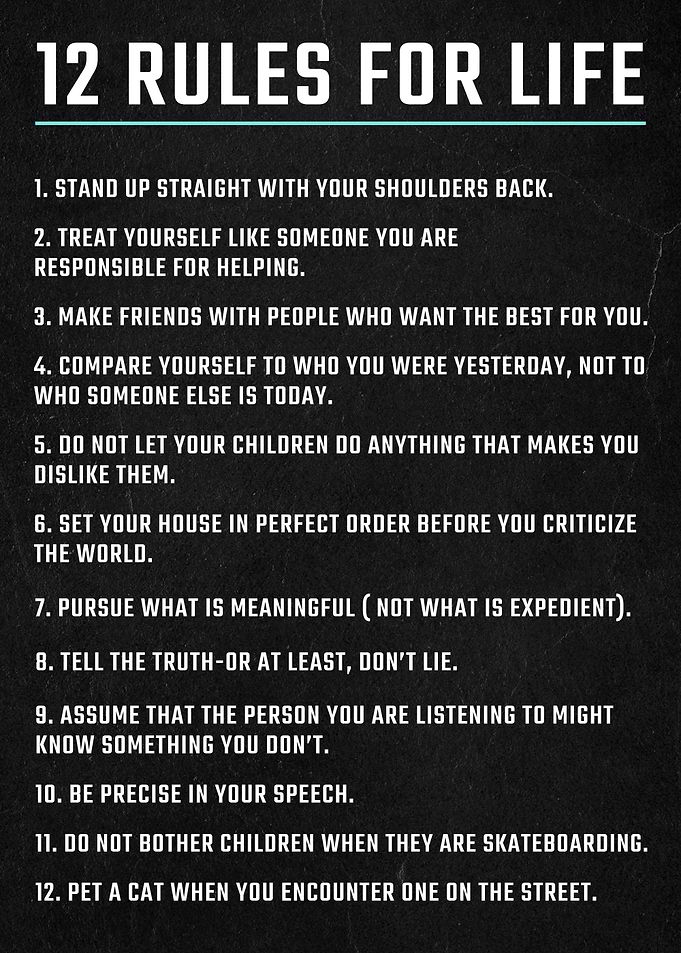 12 rules for life