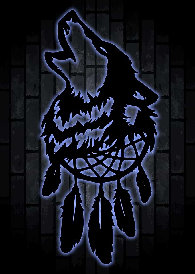 Wolf Geometric animal