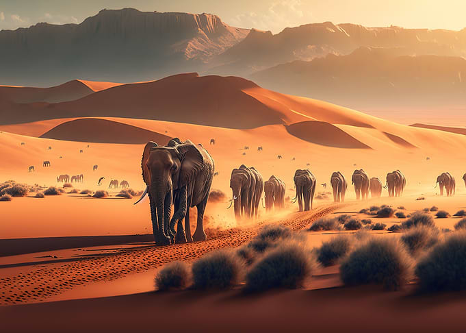Wild Elephant Animal