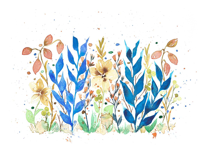 Watercolor Garden 10