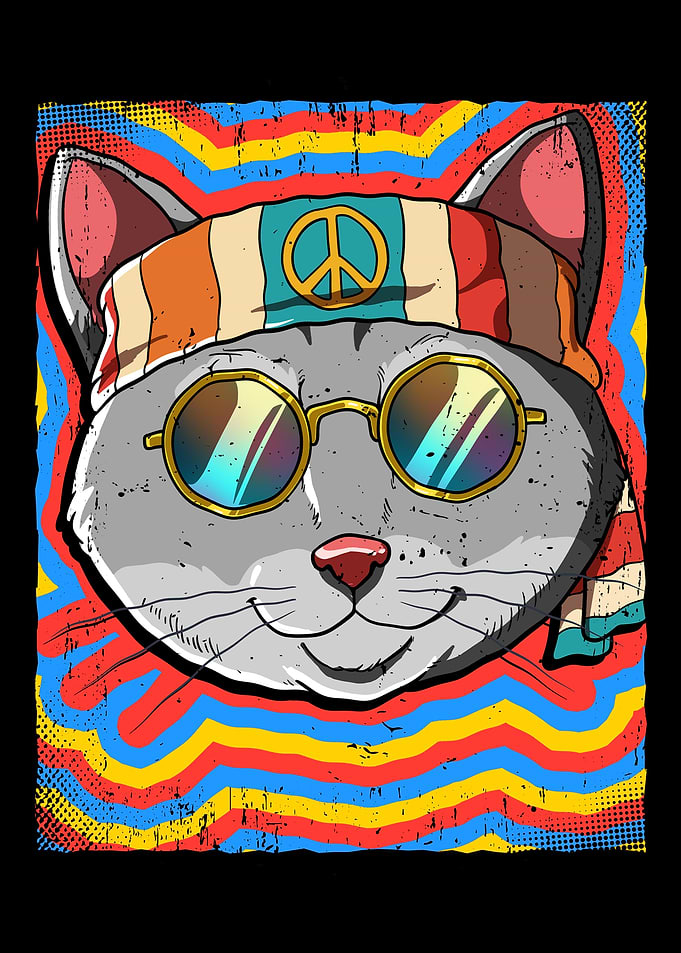 Cat Psychedelic