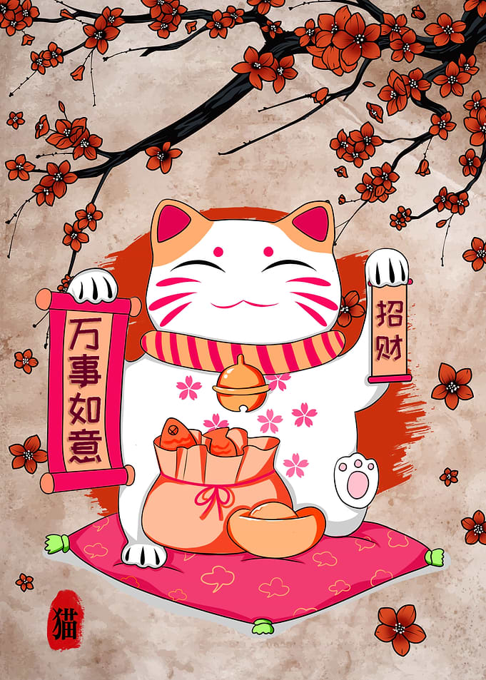 cat japan cute