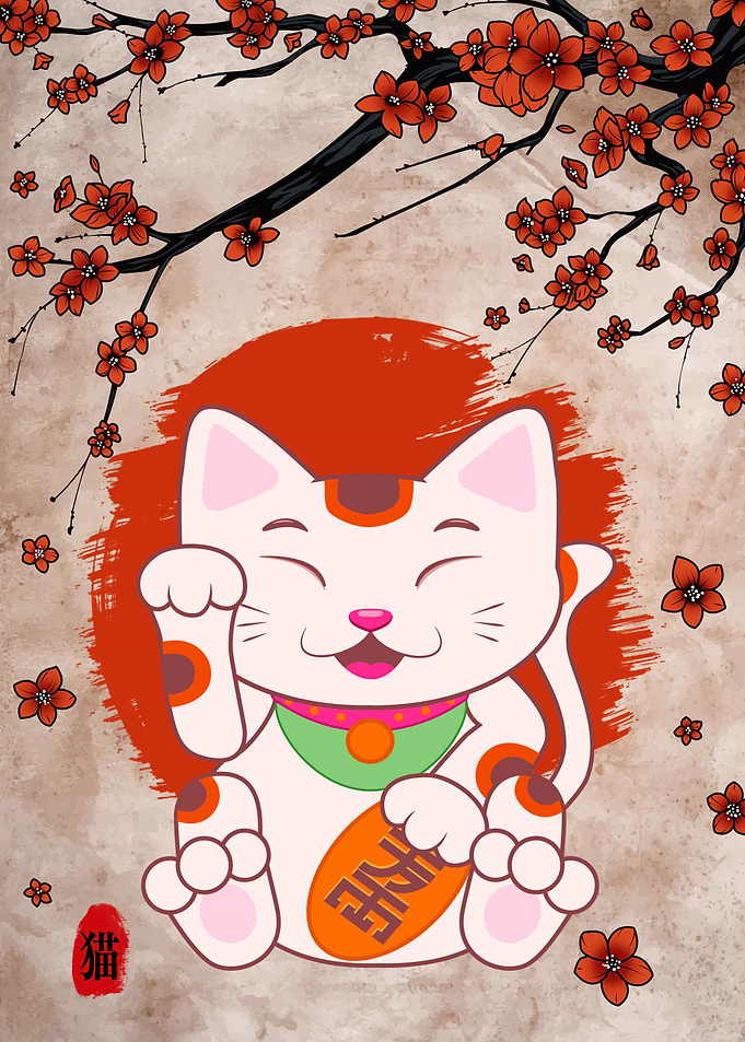 cat japan cute