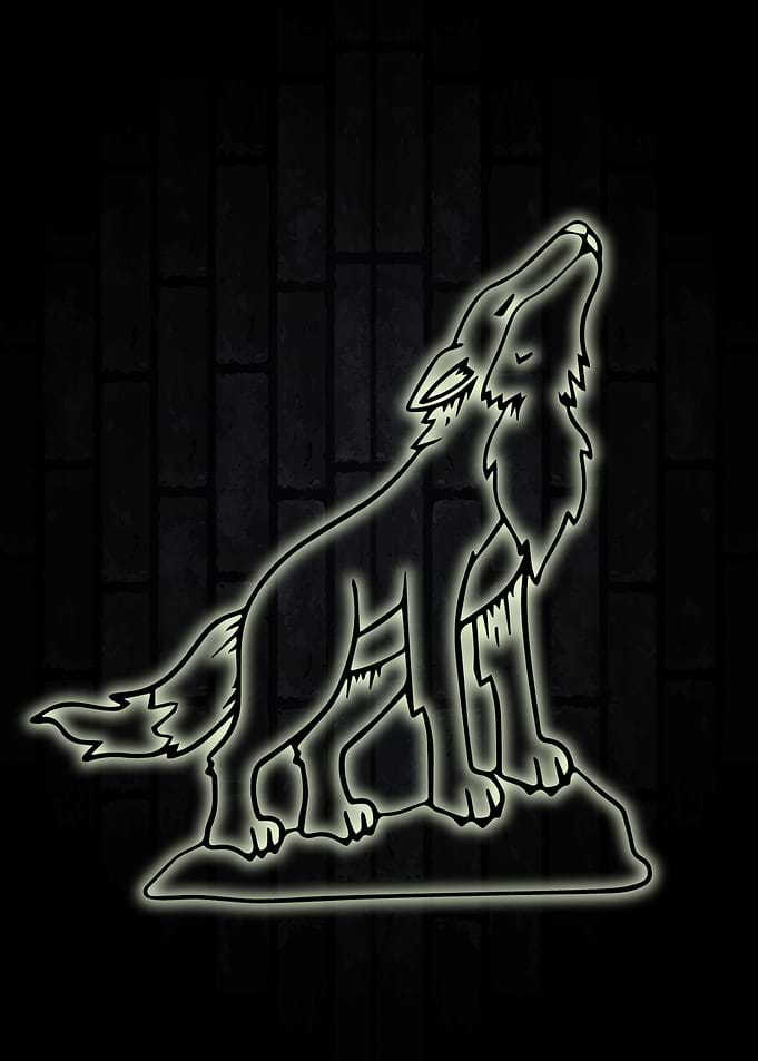 Wolf Geometric animal