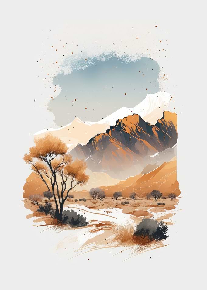 Watercolor Naturescape
