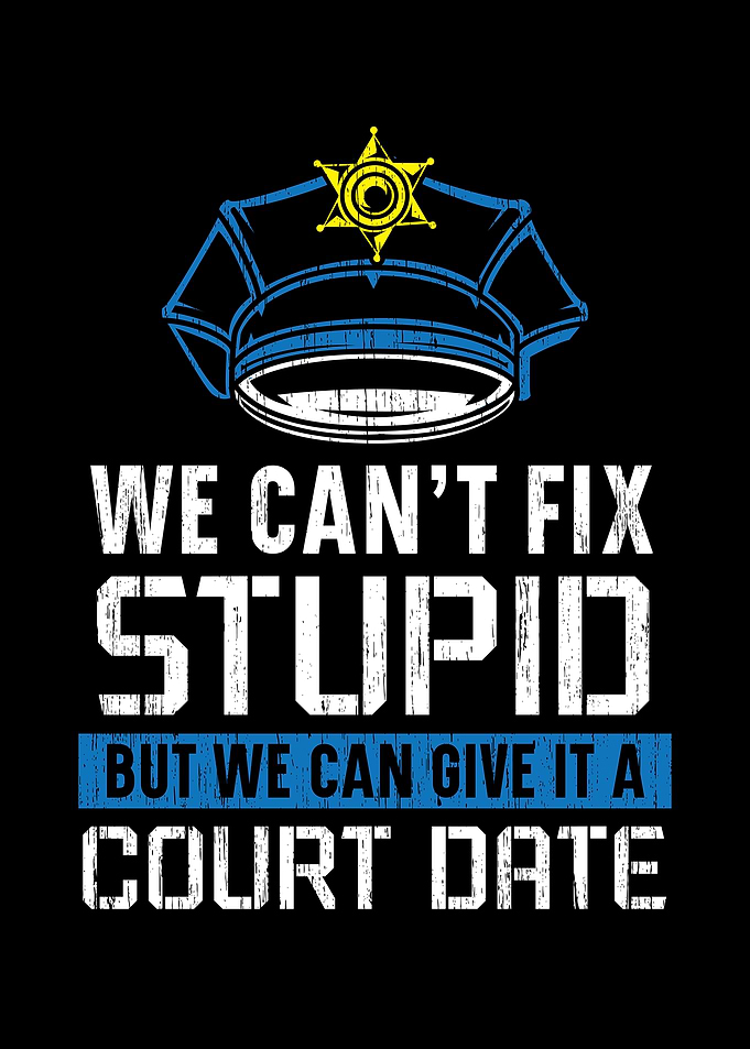 We Cant Fix Stupid Police