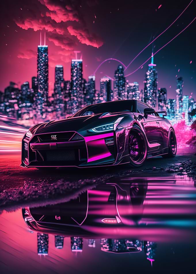 NISSAN GTR R35 Neon