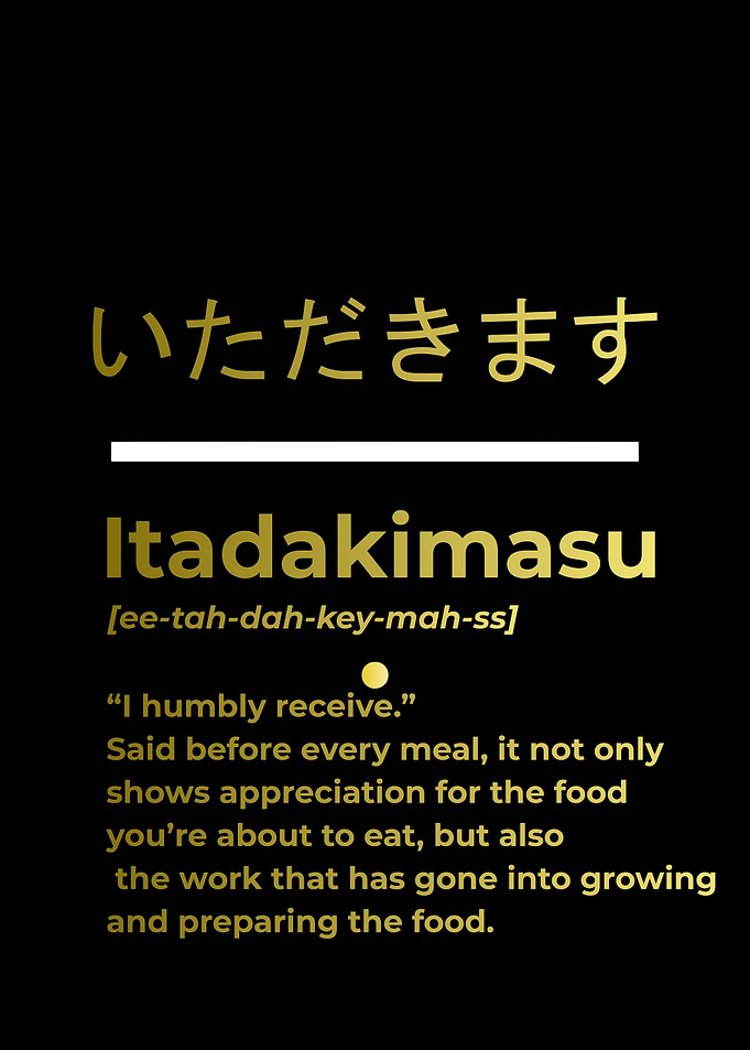 Itadakimasu Dictionary