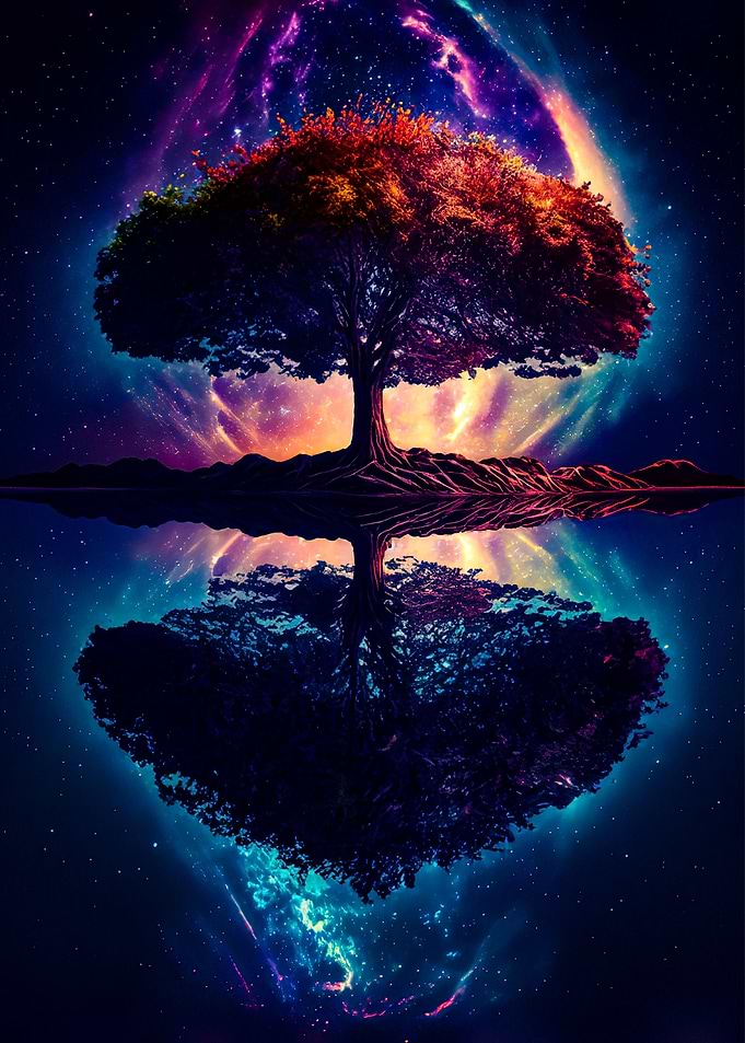 cosmic tree of life