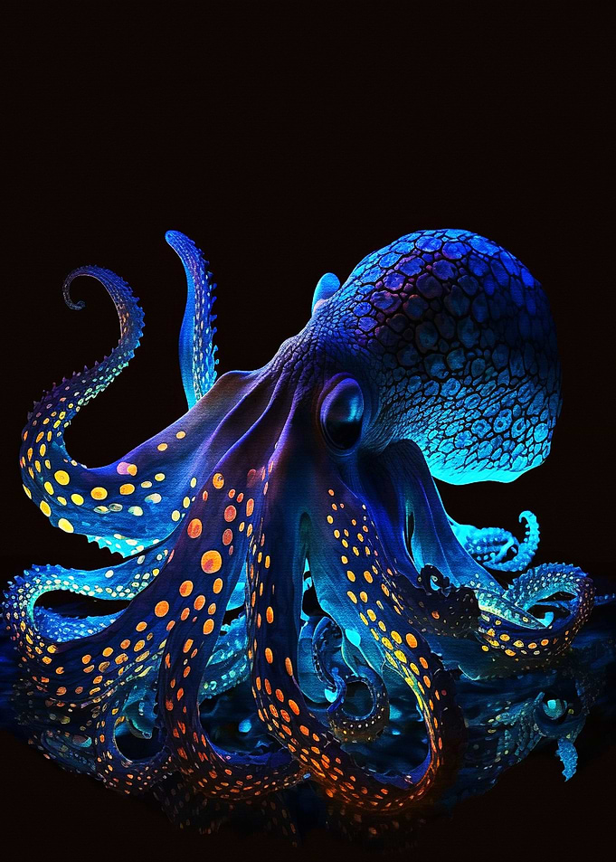 Neon Octopus