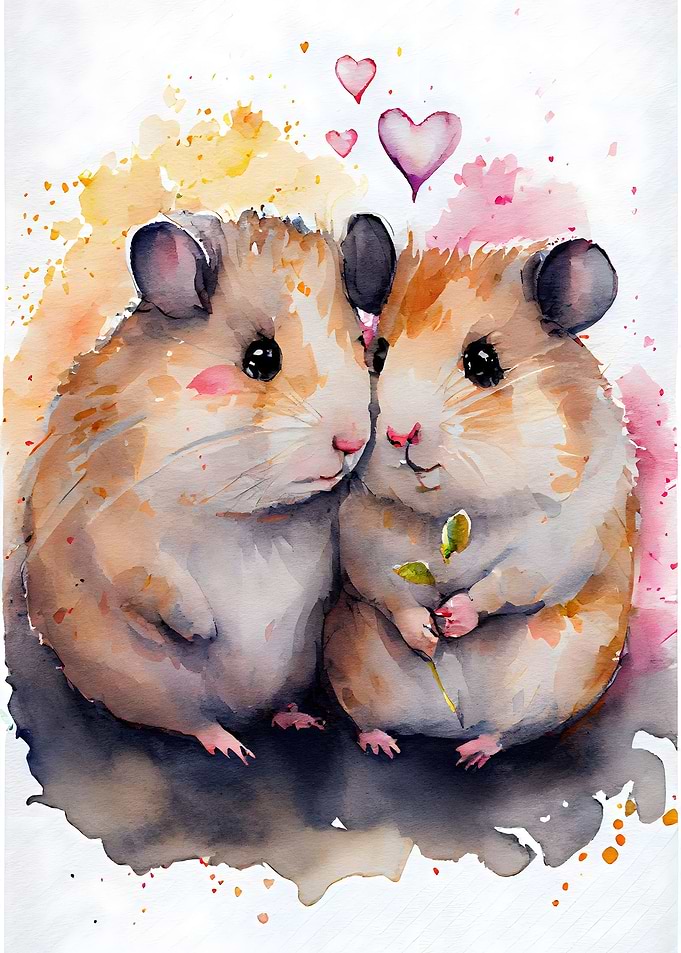 A Hamster Couples Romance