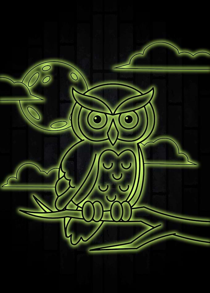 Owl Geometric animal
