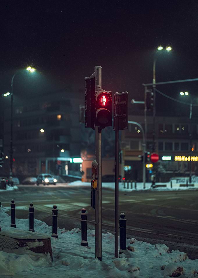 Red light sign