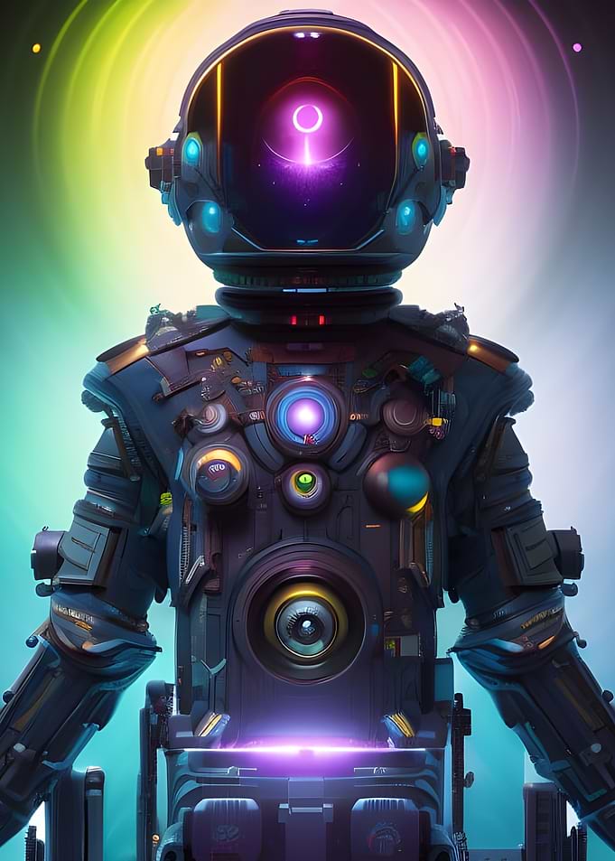 Atompunk Astronaut