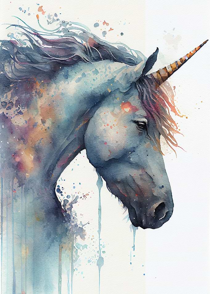 Unicorn Watercolor