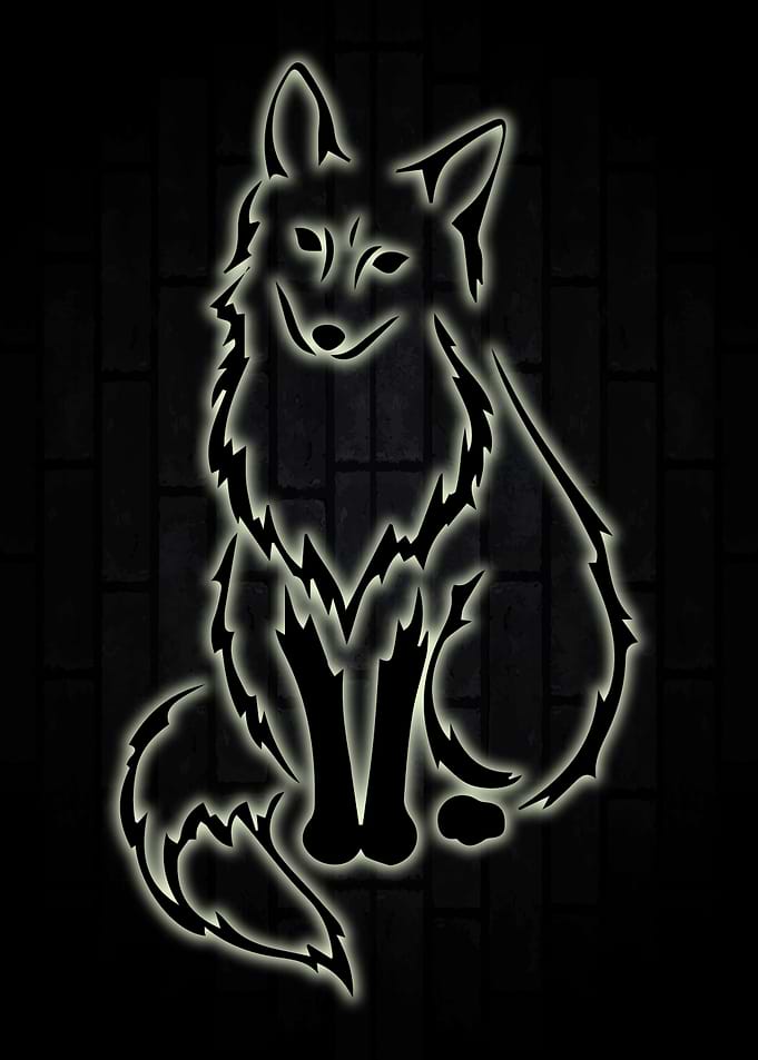 Wolf Geometric Animal