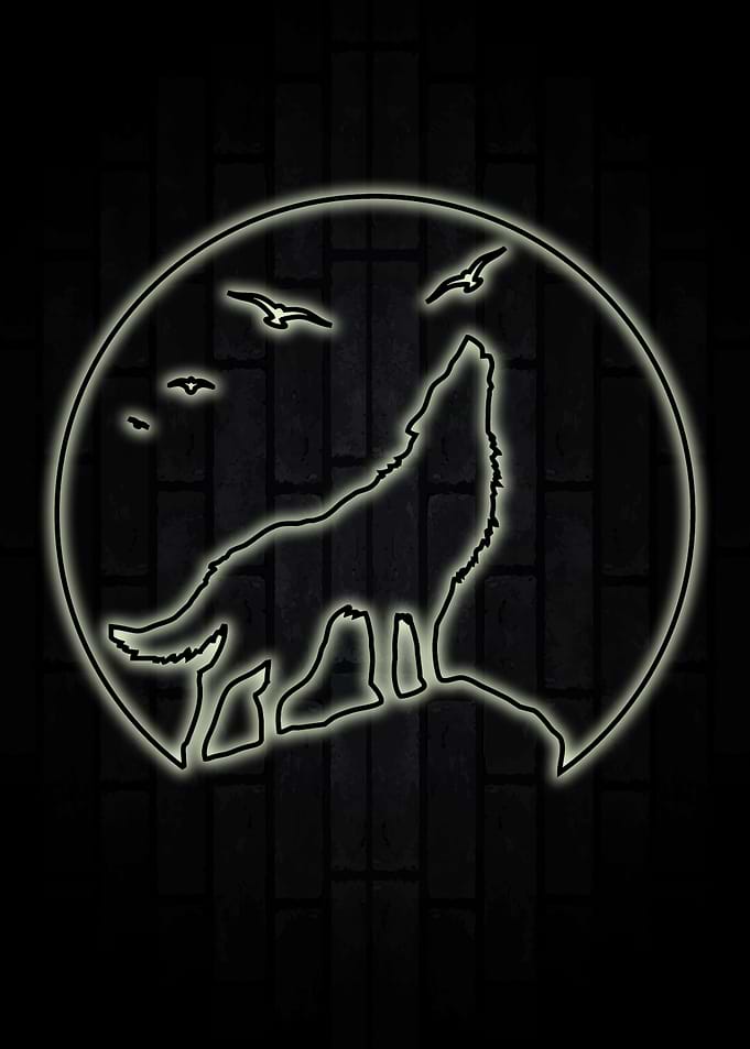 Wofl Geometric animal