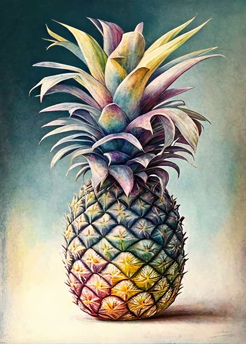 Tropical Treats — kitchen metal wall art