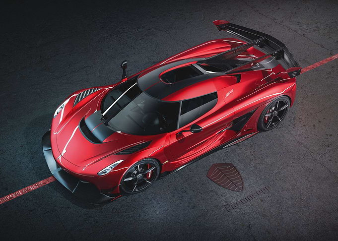 Koenigsegg Jesko Cherryred