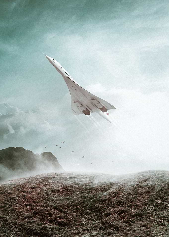 jet plane concorde