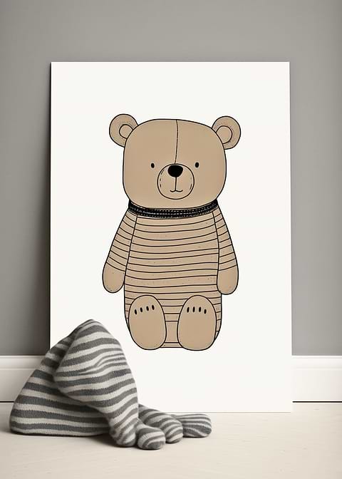Simplicity and Sweetness — kids room metal wall art