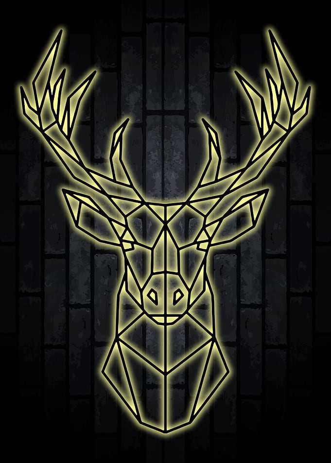 Deer Geometric Animal