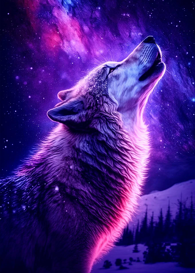 Howling wolf Galaxy