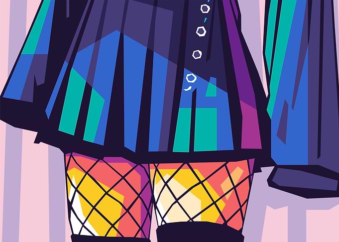 Cute Artstyle Girls Popart