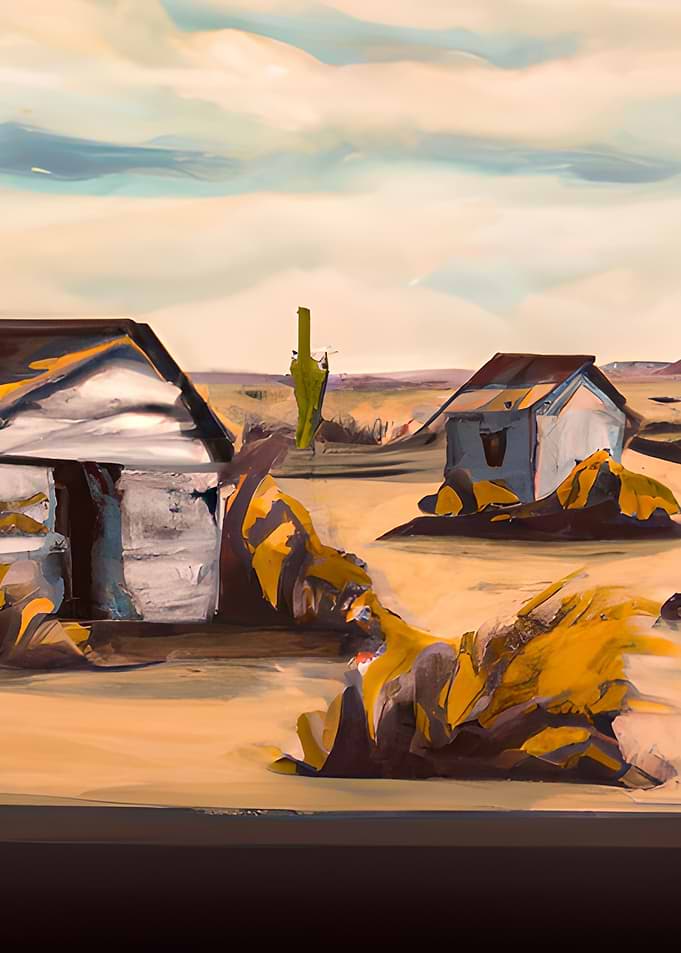 Painted Ghost Town