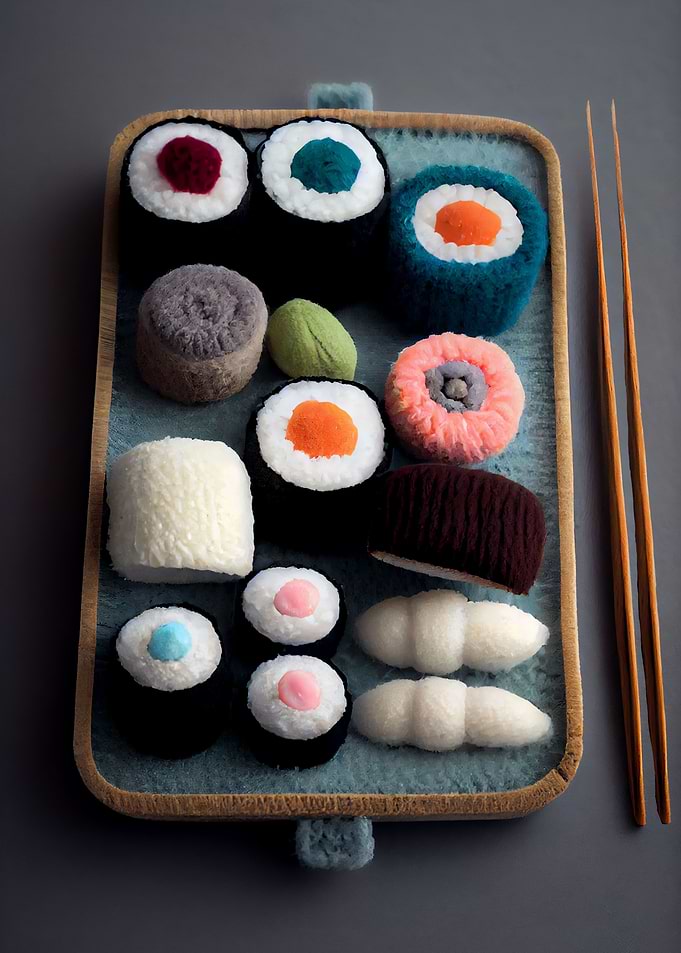 Wooshis Wool Sushi