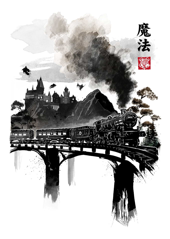 Train to school of magic