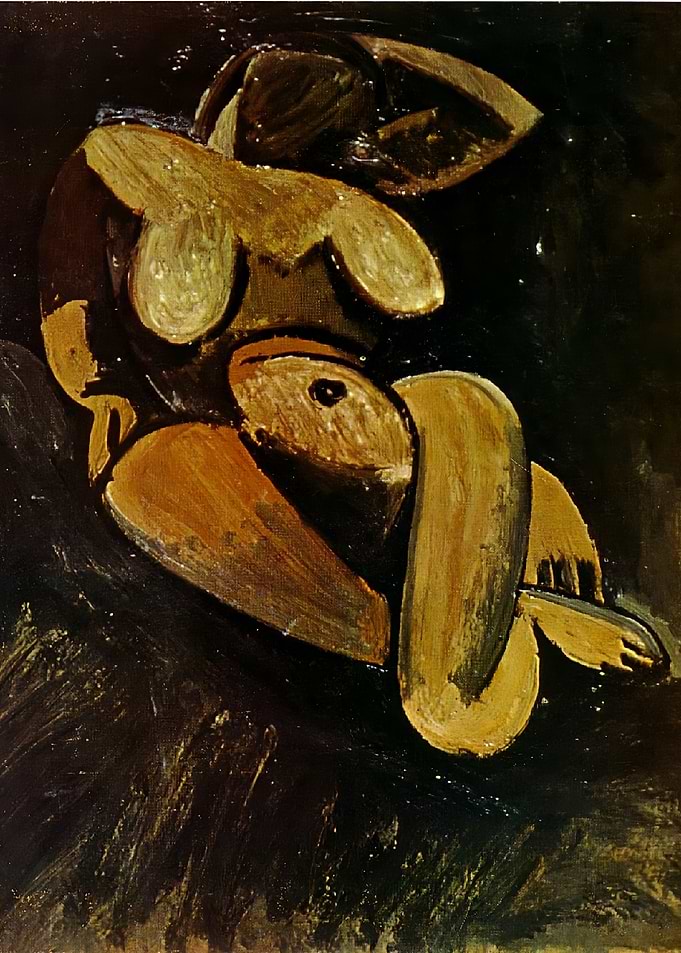 reclining nude 1908