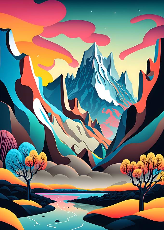 Patagonia at sunset