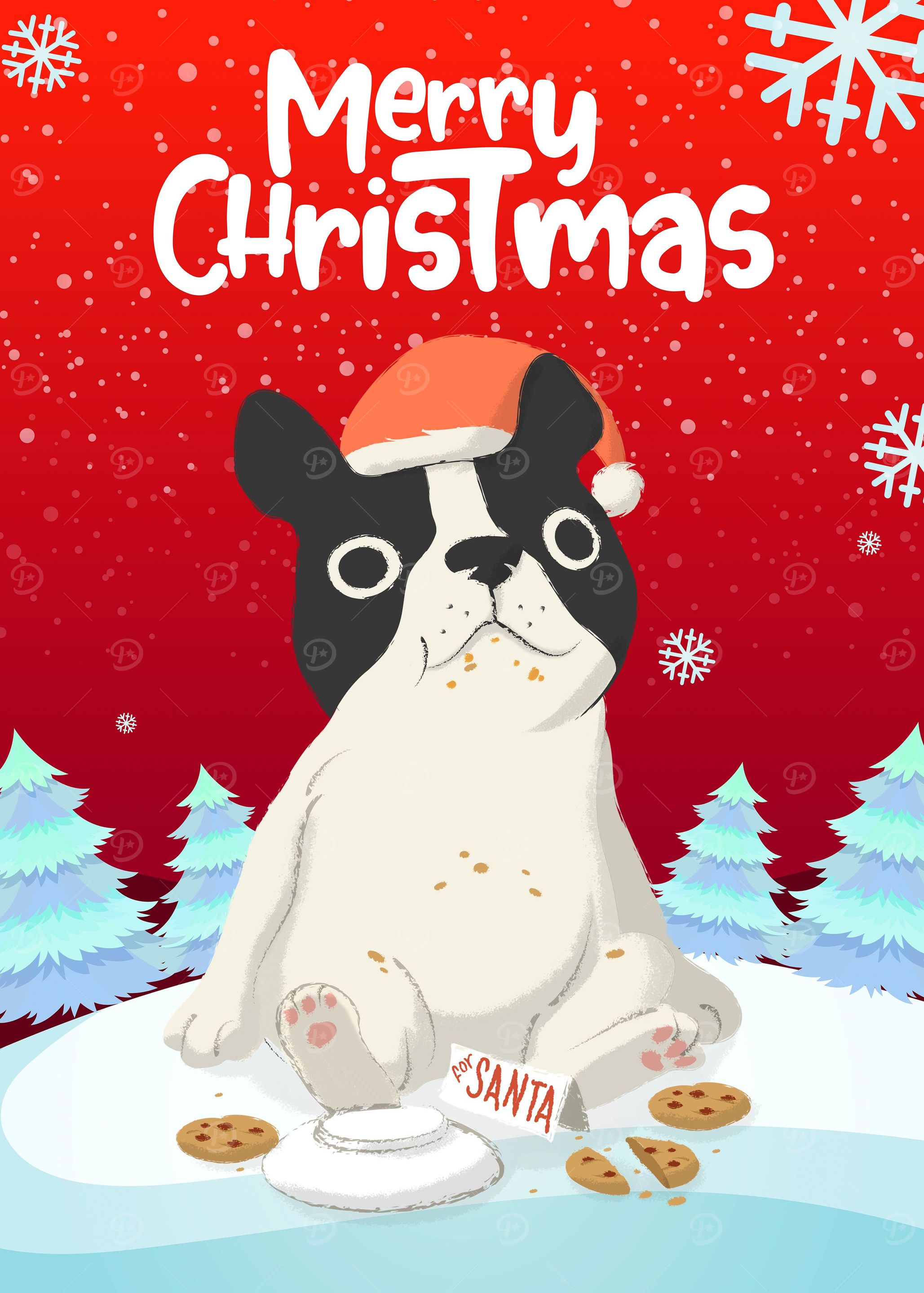 Santa Dog
